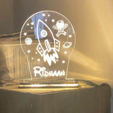 Personalized Night Light | Rocket lover | Nursery Decor | Anniversary Gift
| Kids Room Decor | Newborn Gifts | Baby Gift with Name | Sleep Light 3D Lamp - BBD GIFTS